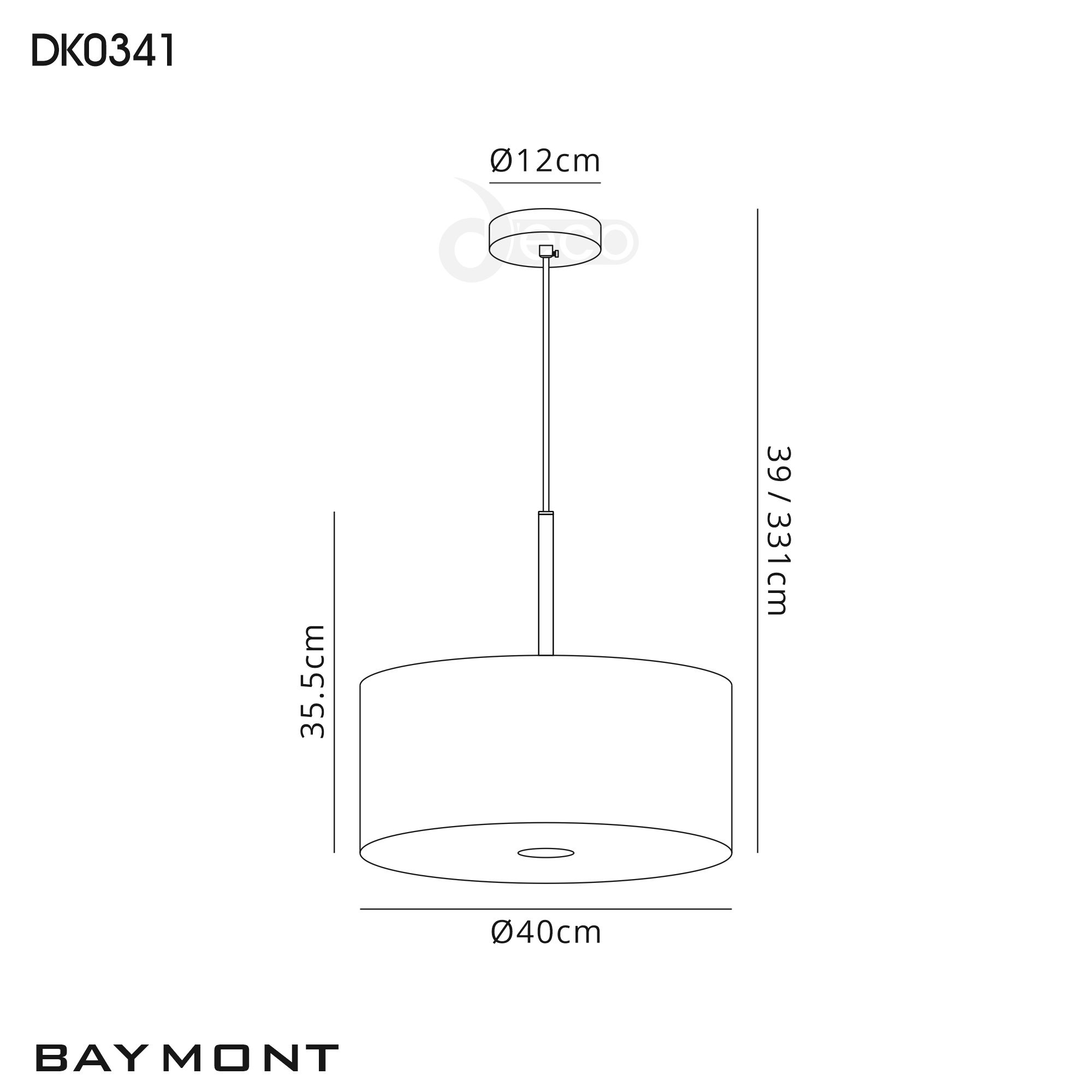 Baymont CH BL Ceiling Lights Deco Single Pendant Baymont CH BL Ceiling Lights Deco Single Pendant